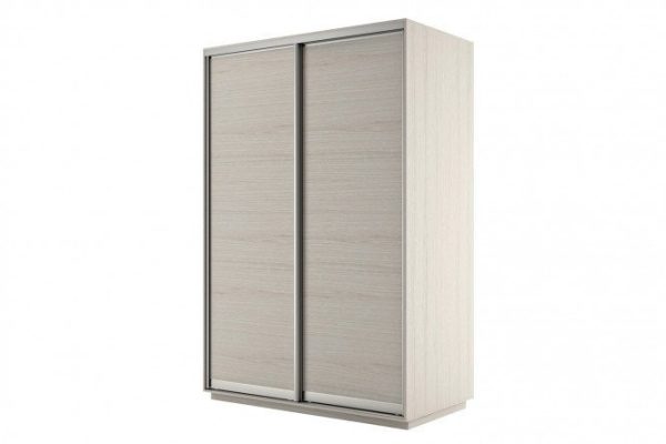 Sliding wardrobe 2-door Slide 140x220x60 cm, light Shimo ash