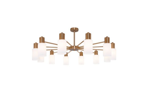 Ceiling lamp EUROSVET Vegga 21 sq.m., 96x38.5x96 cm, E14