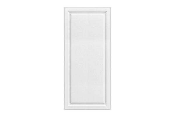 Top facade of the cabinet-case Aurora 59.6x131.6 cm, color white snow soft