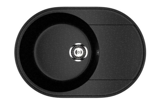 Kitchen sink ECON UPD-107 with drainer 61x47x19 cm