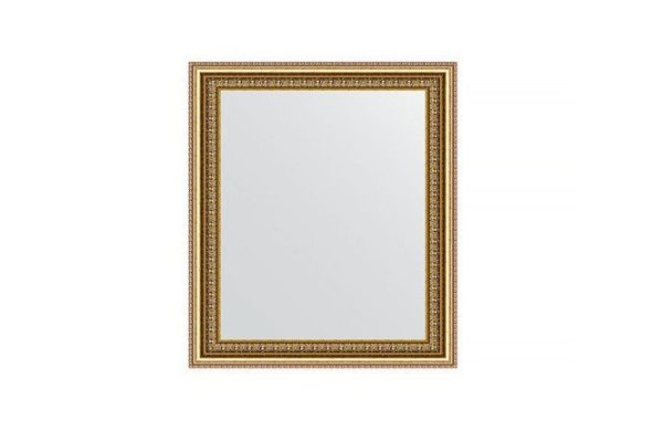 Wall mirror in a baguette frame EVOFORM gold beads 52x72 cm