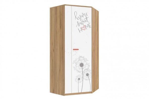 Corner wardrobe Oliver 91.5x209.2x91.5 cm