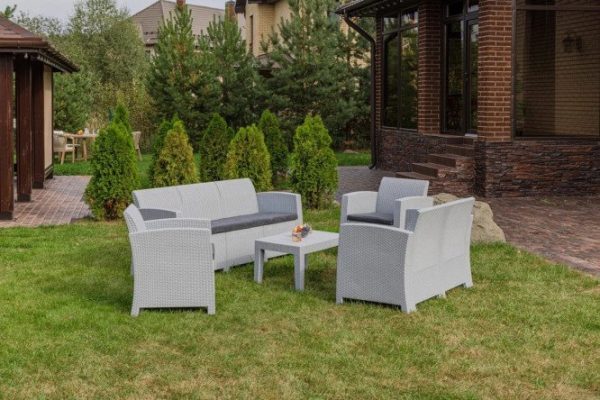 Furniture set Grand Lana color light gray