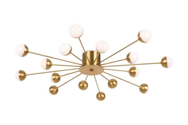 Ceiling lamp FREYA Celebrity 3.2 sq.m., 83x10x83 cm, G4