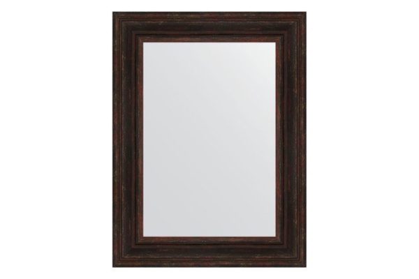 Wall mirror in a baguette frame EVOFORM dark Provence 82x102 cm