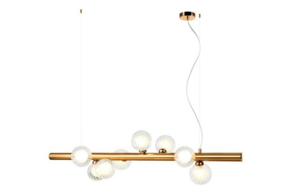 Hanging chandelier STILFORT Shardin 21 sq.m., 100x32x28 cm, G9