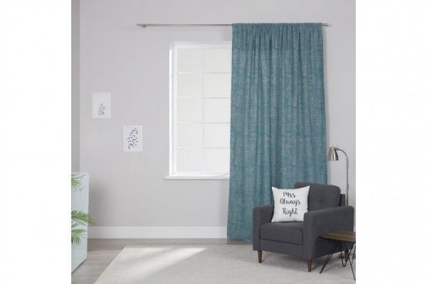 Curtain ESTUDI BLANCO Dora 180x280 cm, 1 piece, gray, turquoise