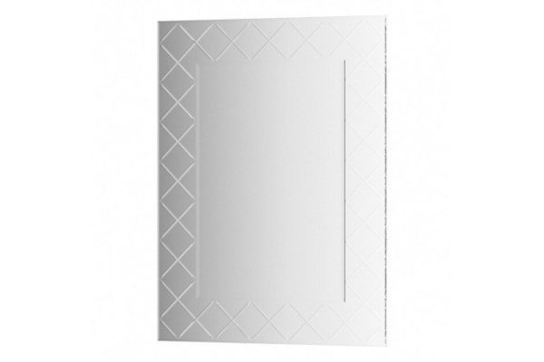 Wall mirror with engraving EVOFORM Florentina BY 5002 60x80 cm