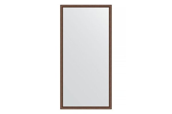 Wall mirror in a baguette frame EVOFORM walnut 48x98 cm