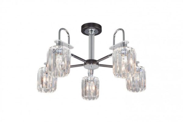 Chandelier EUROSVET Tenia 23 sq.m., 63x34x63 cm, E14