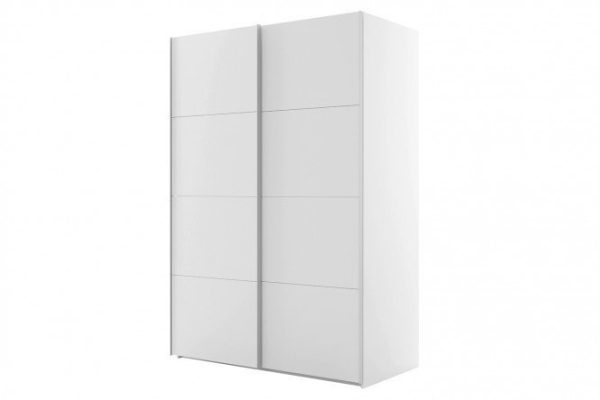 Sliding wardrobe 2-door Comet 160x240 cm white snow