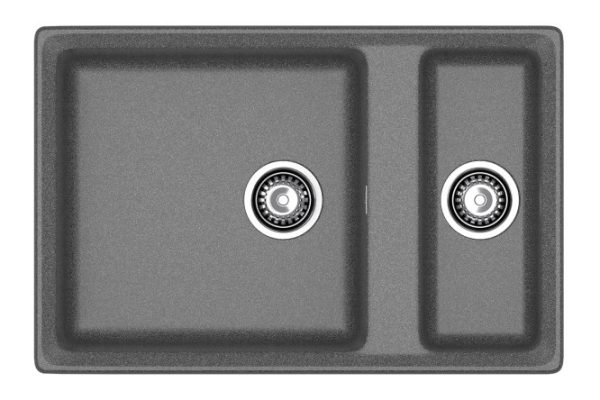 Inset sink GRANFEST Level GF-LV-760K 76x50x20 cm
