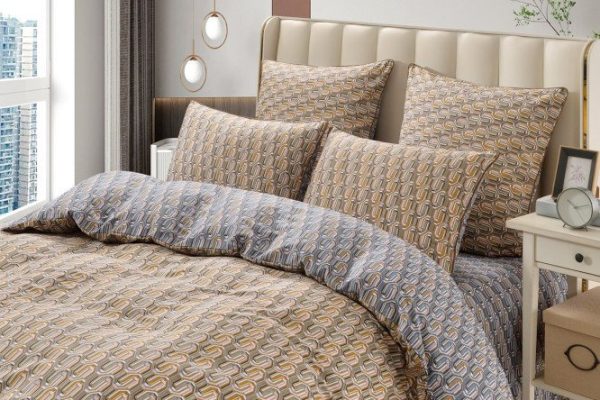 Bed linen set SOFI DE MARKO Gerardo Satin 160x220 cm, Family