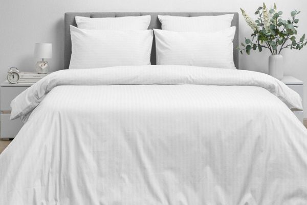 Duvet cover Warm white Poplin 148x215 cm, 1.5 sleeping