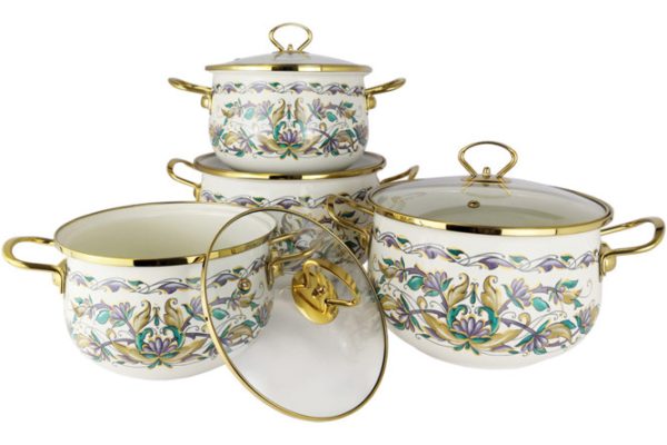 bipom32dlq6nae7bjsv07nmb7uv4fcfz.jpg Set of pots with lids Coffee Milk 4 pcs.