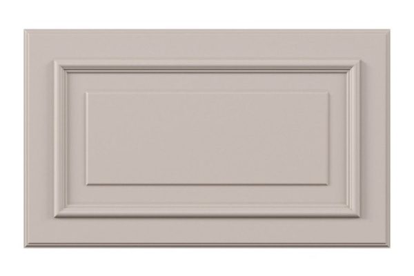 Front Olivia high drawer/cabinet with horizontal opening 59.6x35.6 cm, cashmere color