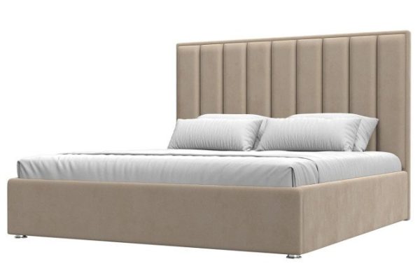Bed with lifting mechanism Aphrodite color beige 200x200 cm