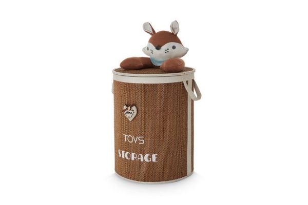 Laundry basket with lid Little Fox 36x46x36 cm