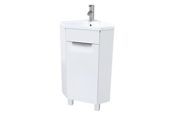 Cabinet with sink 1Marka Penta 37 cm, white gloss