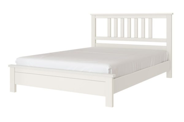 Bed without lifting mechanism Laura pearl color 160x200 cm