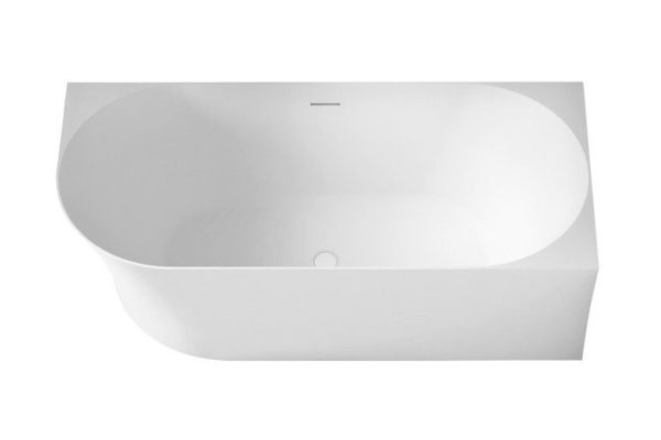 Wall-mounted bathtub AB9258-1.5 R right corner 150x78 cm