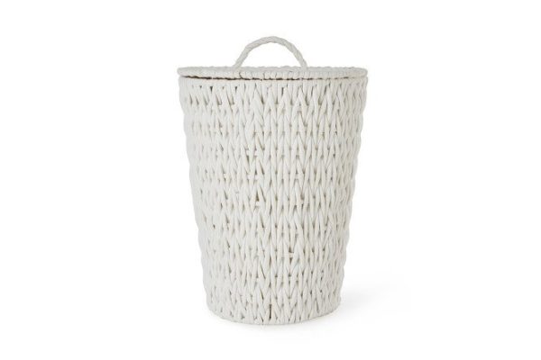 Island laundry basket with lid 42x55x42 cm