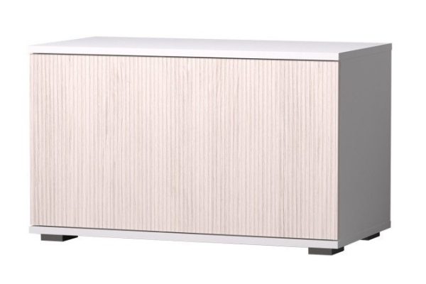 Cabinet Oscar Grevy 75x45.4x41.6 cm, white front, Cadena light
