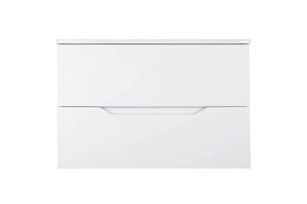 Hanging cabinet ORANGE Line Li-80Tuw+RA 81.5 cm, frame color matte white, facade color matte white