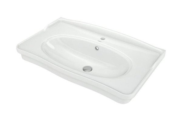 Washbasin Modern 85 4640021065891 Wall-hung, 86x23.5x50.5 cm