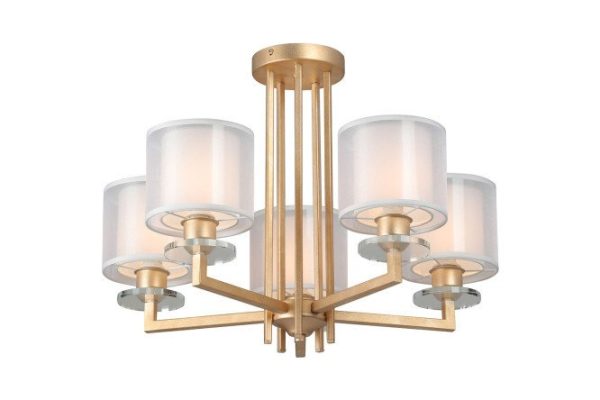 Chandelier VITALUCE V3069-8/5PL 15 sq.m., 59x44x59 cm, E14