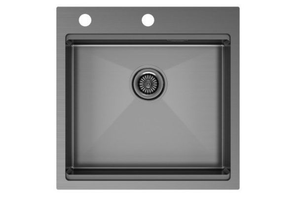 Built-in sink PAULMARK Kroner-Pro 51 PM705151-GM 51x51x20 cm