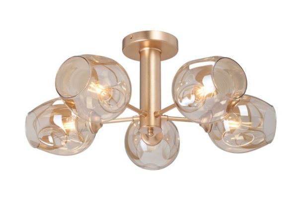 Chandelier V39560-8/5PL 15 sq.m., 62x27x62 cm, E27