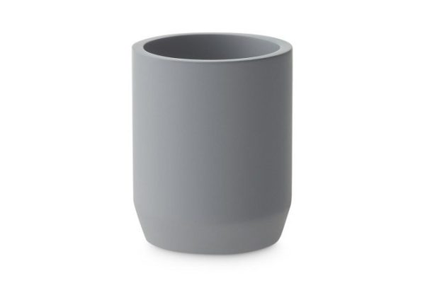 Glass for toothbrushes EVIO Kyoto 7.8x9.5x7.8 cm, Polyresin