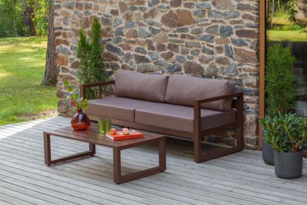 Garden furniture set Capri color brown