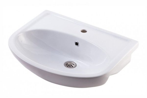 Washbasin Comfort 60 Semi-built-in, 61.5x13.5x47 cm
