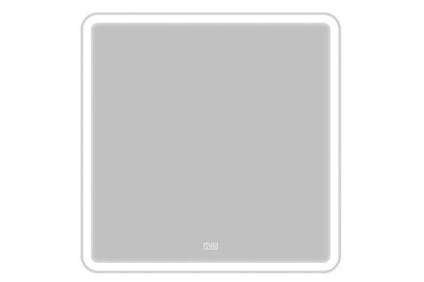 Illuminated mirror SPC-MAR-800-800-LED-TCH-WARM heated 80x80x3 cm