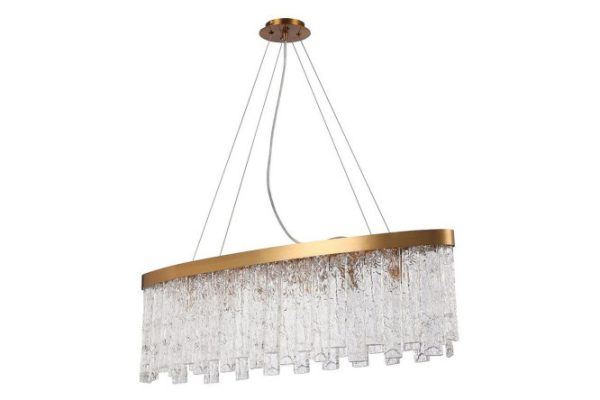 Hanging chandelier STILFORT Frostyle 16 sq.m., 90x40x20 cm, E14