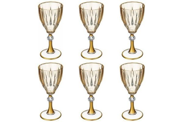 Set of wine glasses 197 245 ml, Glass, 6 pcs.