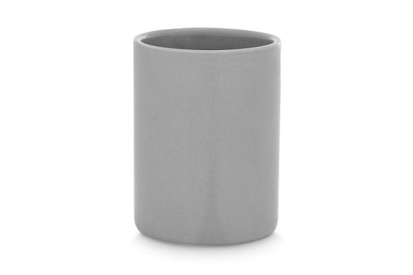 Glass for toothbrushes EVIO Riviera 7.5x10x7.5 cm, Ceramic