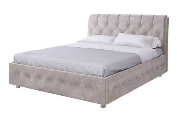 Bed with lifting mechanism Roma color light beige 160x200 cm