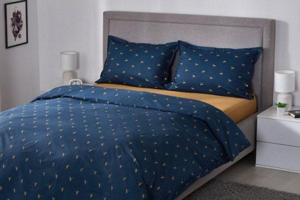 Bed linen set ESTUDI BLANCO Venceslao Satin 150x215 cm, 1.5 sleeping