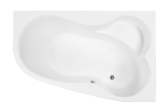 Wall-mounted bathtub VAGNERPLAST Melite VPBA163MEL3PX-04 Right 160x105 cm