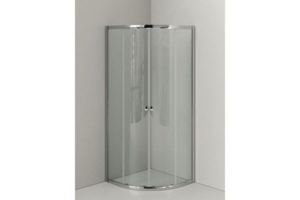 Shower corner AGGER A01-080TCR/G floor-mounted