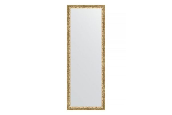 Wall mirror in a baguette frame EVOFORM BY 1068 gold leaf 52x142 cm