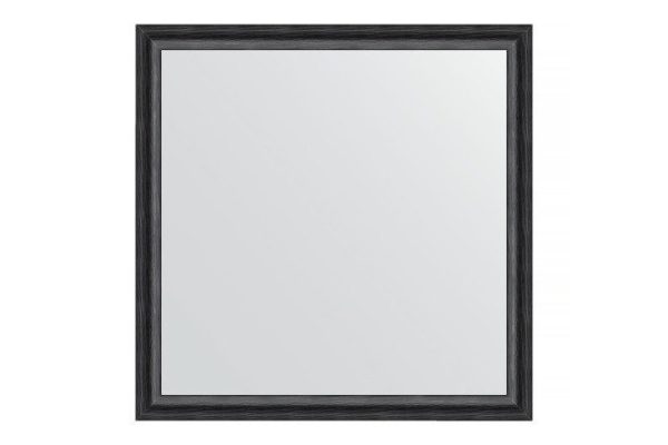 Wall mirror in a baguette frame EVOFORM black oak 60x60 cm