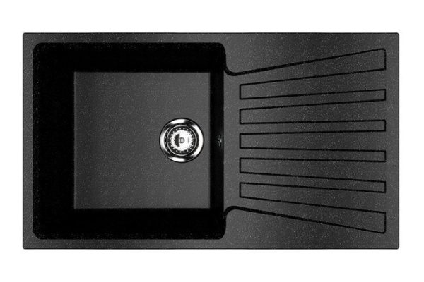 Inset sink with drainer ULGRAN u-703 308 83x48x19 cm