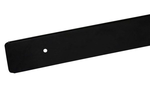 Universal end strip for table tops R5 110297 38 mm, black