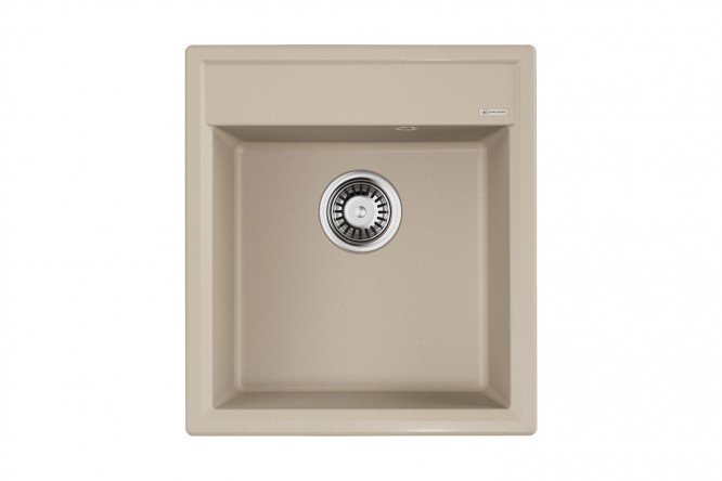 Inset sink OMOIKIRI Daisen 46-SA 4993615, beige 46x51x19.5 cm