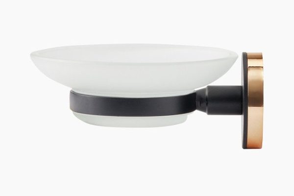 Wall-mounted soap dish LORD FOR-LORD036BL Glass