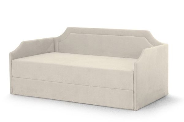 Sofa bed with lifting mechanism Fly 80x190 cm color beige